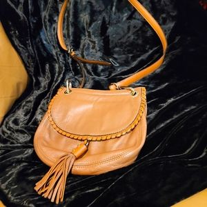 Michael Kors tan small crossbody